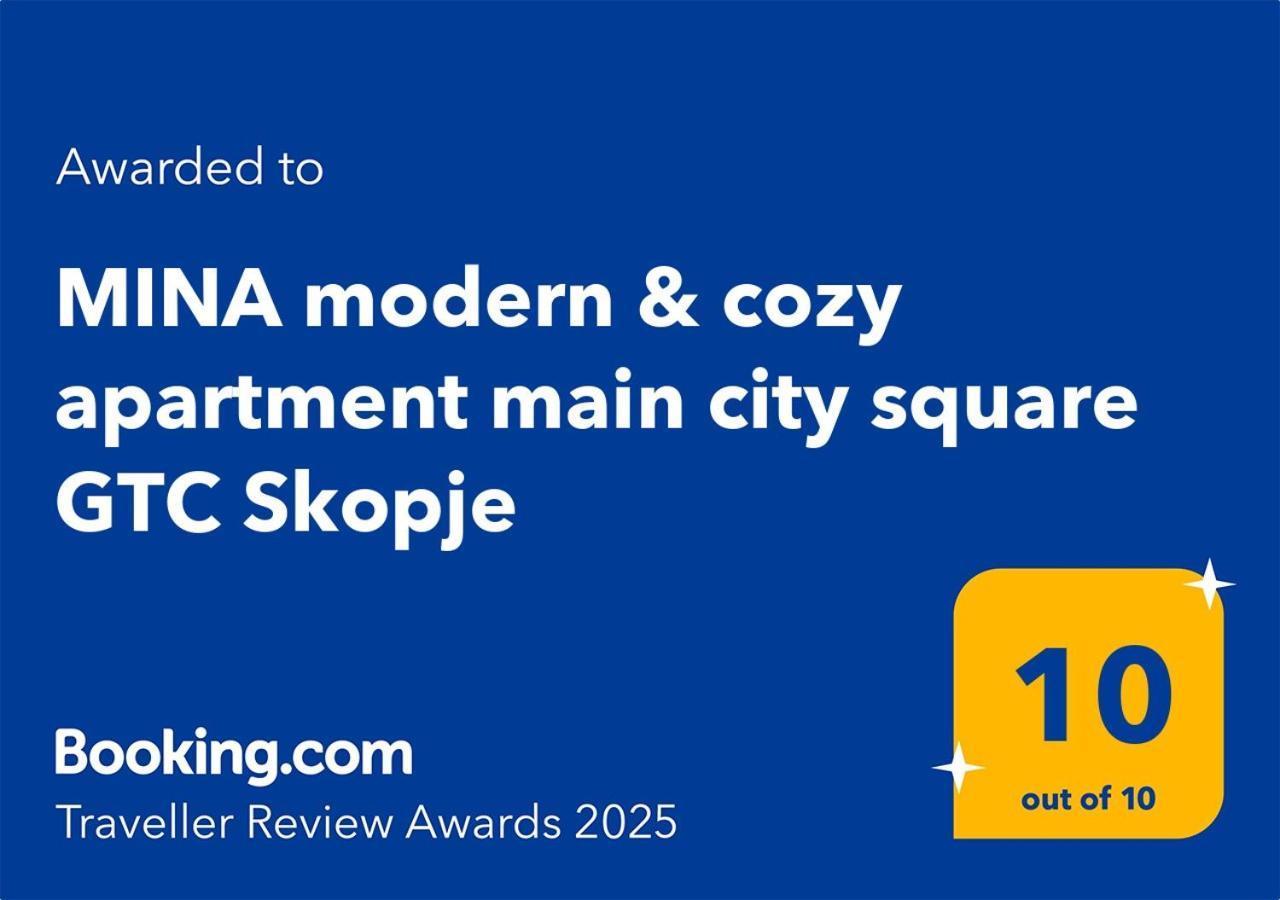 Mina Modern & Cozy Apartment Main City Square Gtc Skopje Luaran gambar